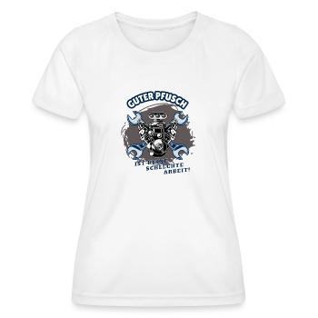 Good botch is not bad work - Women's Functional T-Shirt - white - Front - AI Model Female 172 dark (172cm)