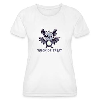 Fledermaus Comic - Frauen Funktions-T-Shirt - Weiß - Vorne - AI Model Female 172 dark (172cm)