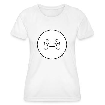 Gaming Controller - Frauen Funktions-T-Shirt - Weiß - Vorne - AI Model Female 172 dark (172cm)