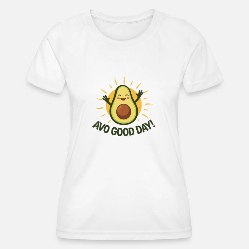 Avo Good Day - Women's Functional T-Shirt - white