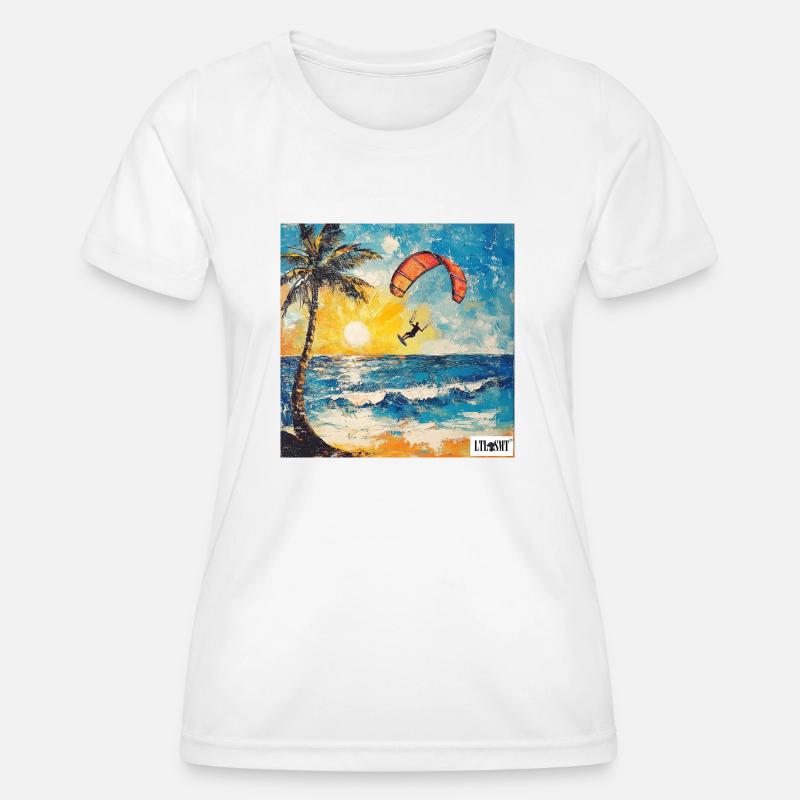 Kite - Women's Functional T-Shirt - white