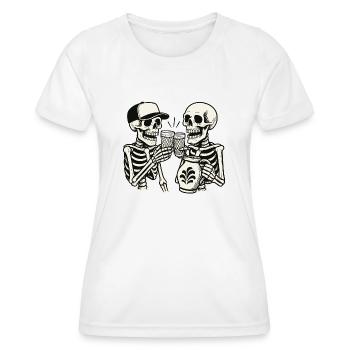 Copains Bembel - T-shirt sport Femme - blanc - Devant - AI Model Female 172 dark (172cm)