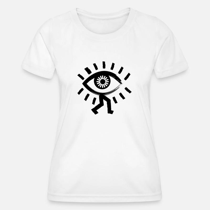 Walking OEI - Women's Functional T-Shirt - white
