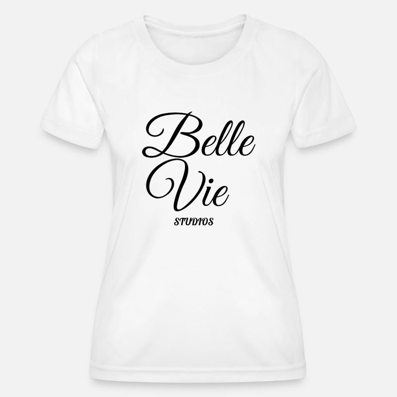 Belle Vie STUDIOS - Women's Functional T-Shirt - white