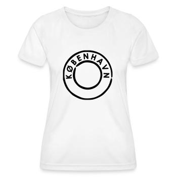 Copenhagen - Kobenhavn Postmark - Women's Functional T-Shirt - white - Front - AI Model Female 172 dark (172cm)