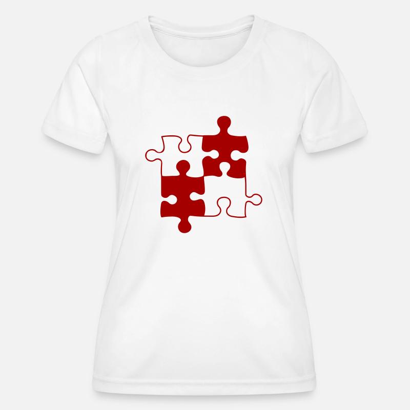 Puzzle - Women's Functional T-Shirt - white
