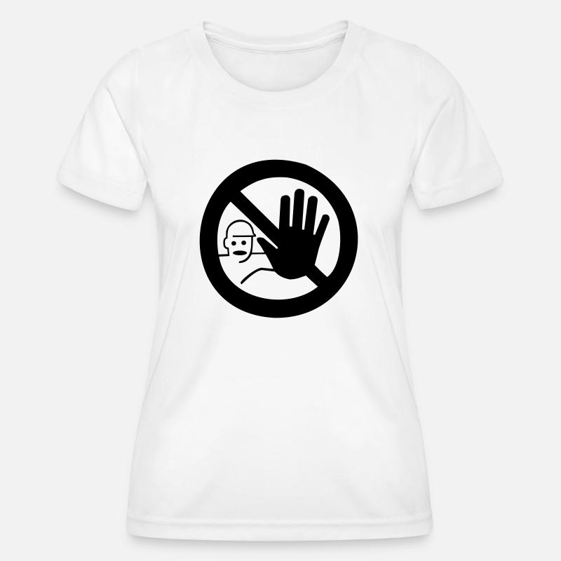 STOP - Women's Functional T-Shirt - white