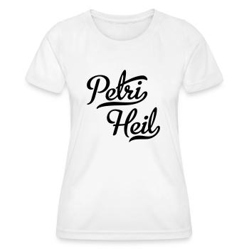 Petri Heil - Frauen Funktions-T-Shirt - Weiß - Vorne - AI Model Female 172 dark (172cm)