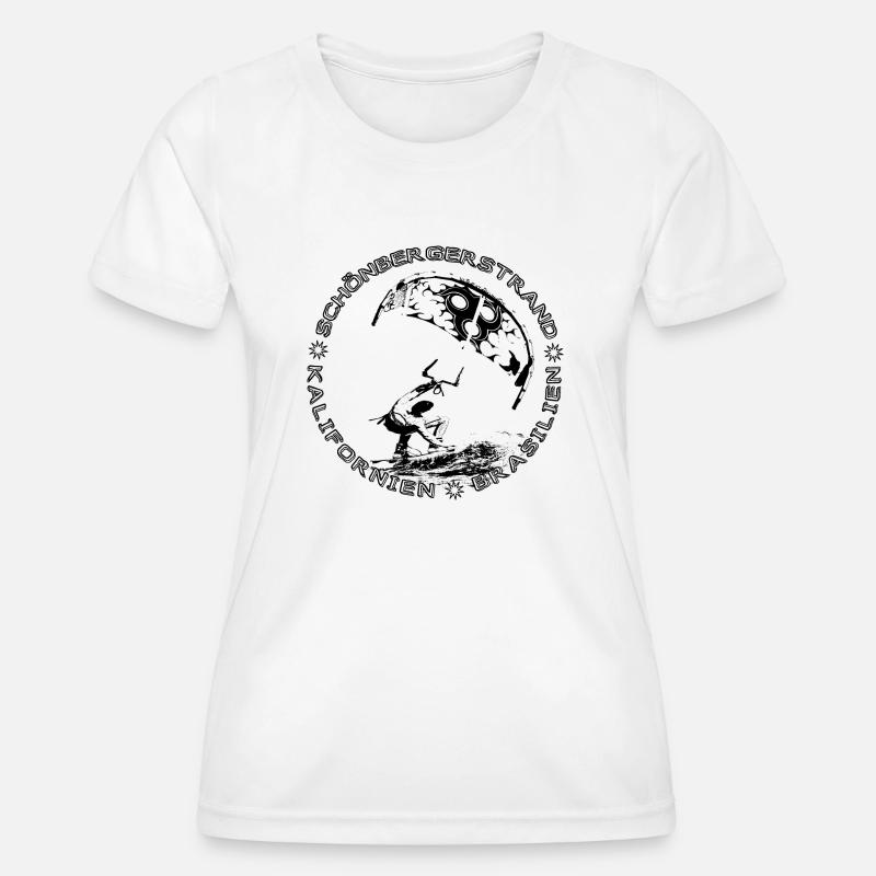 Kitesurfers - Women's Functional T-Shirt - white