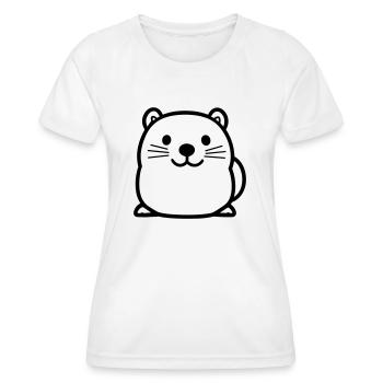 Murmeltier - Frauen Funktions-T-Shirt - Weiß - Vorne - AI Model Female 172 dark (172cm)