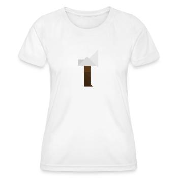 Axe - Tangram - Women's Functional T-Shirt - white - Front - AI Model Female 172 dark (172cm)