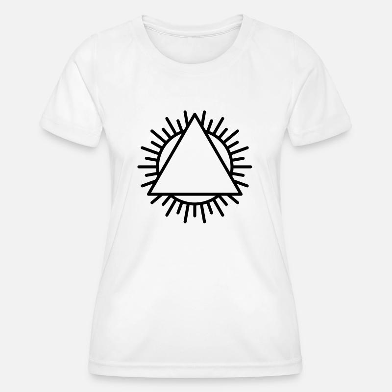 triangle - Women's Functional T-Shirt - white