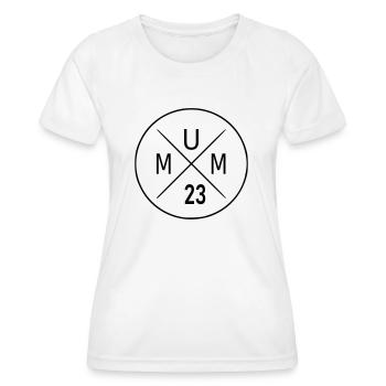 Mum 23 - Women's Functional T-Shirt - white - Front - AI Model Female 172 dark (172cm)