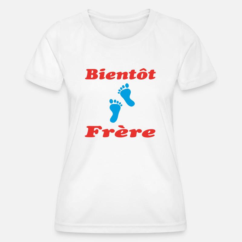 Soon to be a brother - Women's Functional T-Shirt - white
