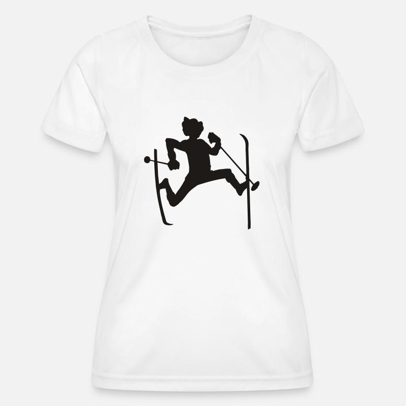 skier - Women's Functional T-Shirt - white
