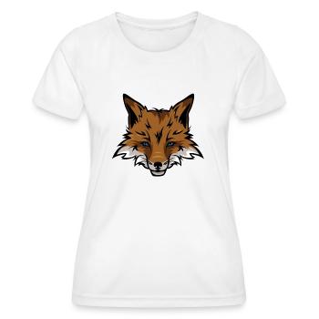 fox - Frauen Funktions-T-Shirt - Weiß - Vorne - AI Model Female 172 dark (172cm)