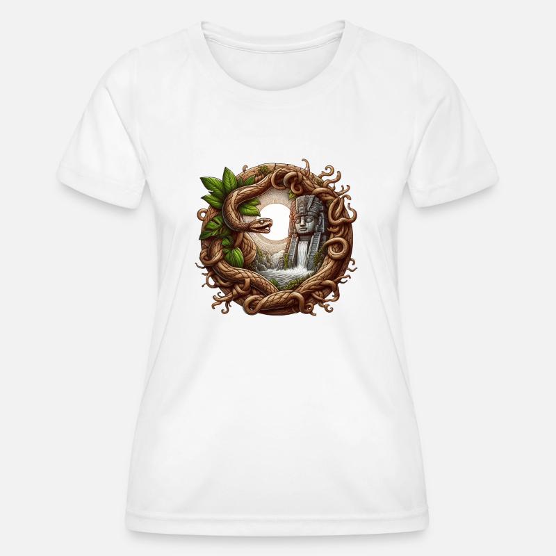 Maya sun - Women's Functional T-Shirt - white