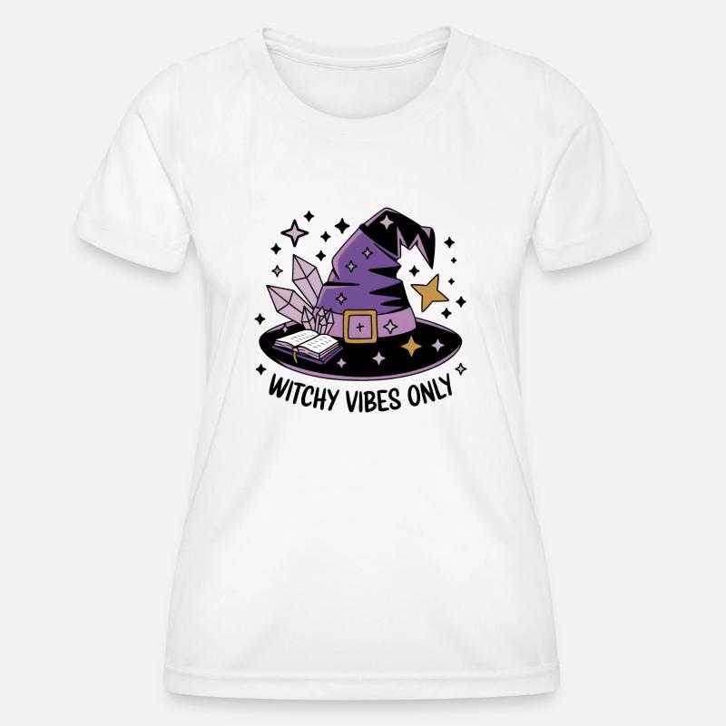 Witchy Vibes Only - Women's Functional T-Shirt - white