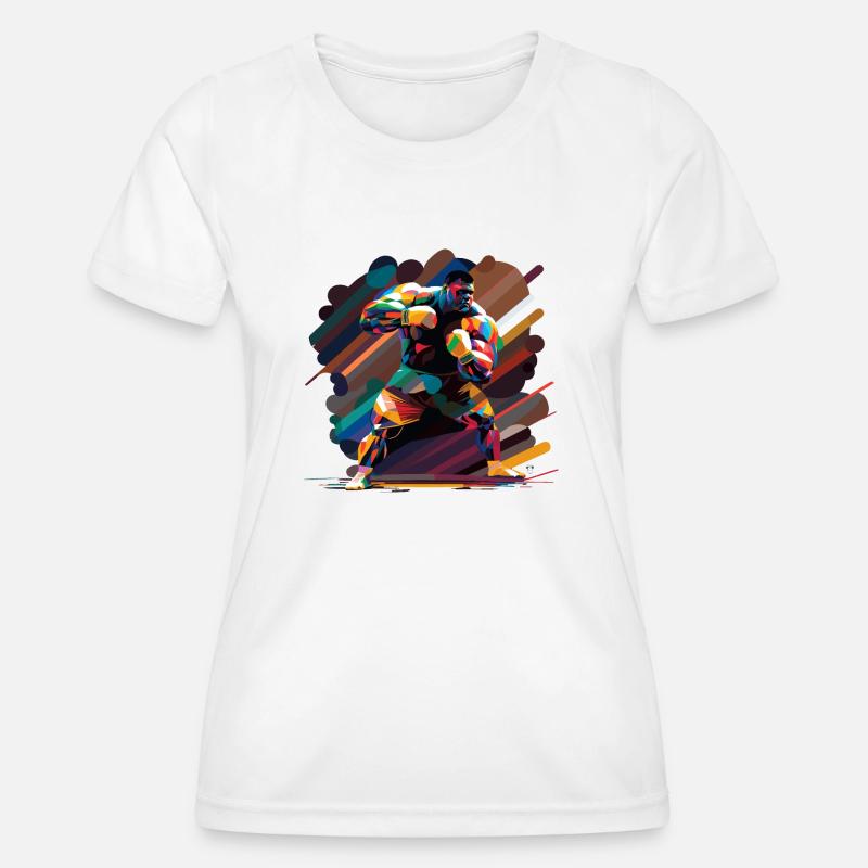 Colour Boxer - Women's Functional T-Shirt - white