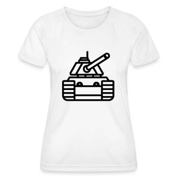 tank - Women's Functional T-Shirt - white - Front - AI Model Female 172 dark (172cm)