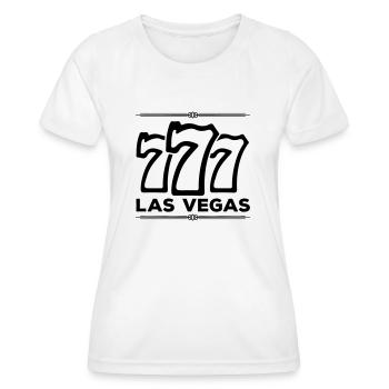 las vegas 777 - Frauen Funktions-T-Shirt - Weiß - Vorne - AI Model Female 172 dark (172cm)