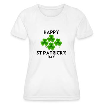 St Patrick's Day - Women's Functional T-Shirt - white - Front - AI Model Female 172 dark (172cm)