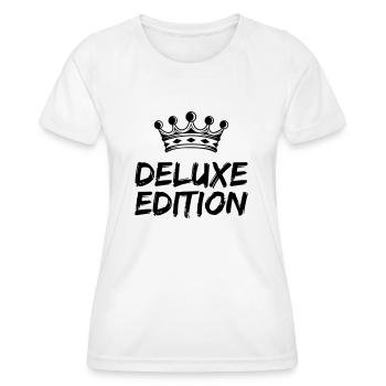 Édition Deluxe - T-shirt sport Femme - blanc - Devant - AI Model Female 172 dark (172cm)