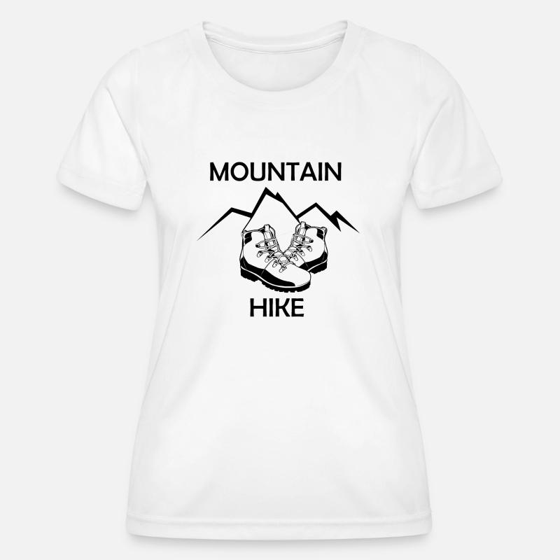Mountain Hike - Hiking in the mountains - Women's Functional T-Shirt - white