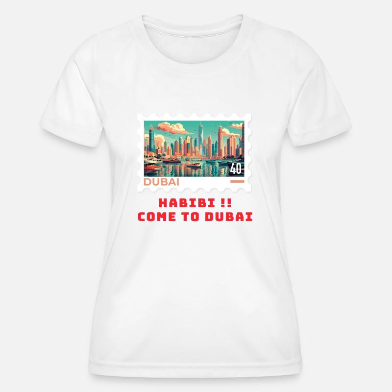 Dubai - Women's Functional T-Shirt - white