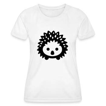 Igel - Frauen Funktions-T-Shirt - Weiß - Vorne - AI Model Female 172 dark (172cm)
