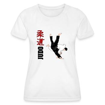 Judo - Judoka - Martial Arts - Women's Functional T-Shirt - white - Front - AI Model Female 172 dark (172cm)
