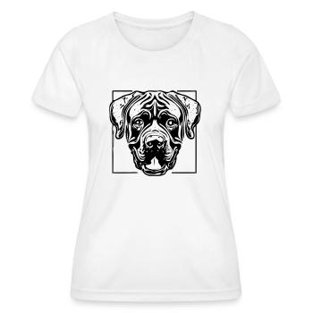 cane corso - T-shirt sport Femme - blanc - Devant - AI Model Female 172 dark (172cm)