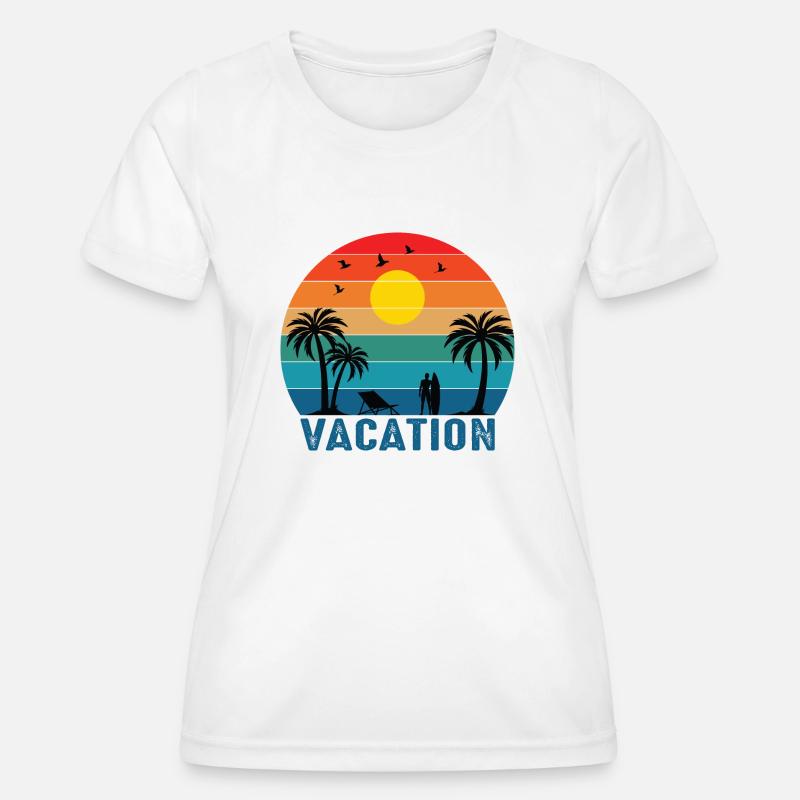 Vacation Time - Women's Functional T-Shirt - white