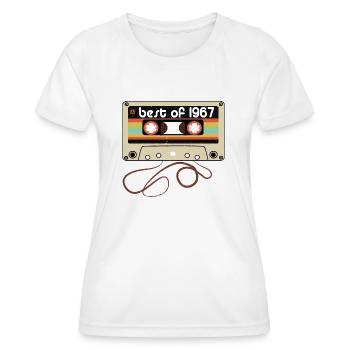 Legendary vintage 1967 - Women's Functional T-Shirt - white - Front - AI Model Female 172 dark (172cm)