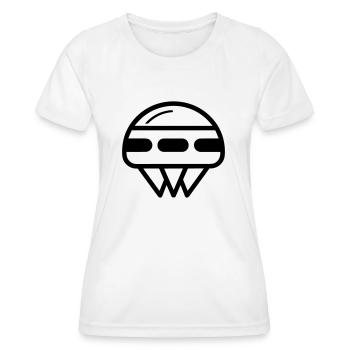 soucoupe volante - T-shirt sport Femme - blanc - Devant - AI Model Female 172 dark (172cm)
