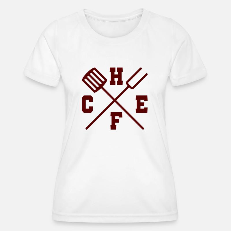 Chef / Chef Cook: Chef - Women's Functional T-Shirt - white