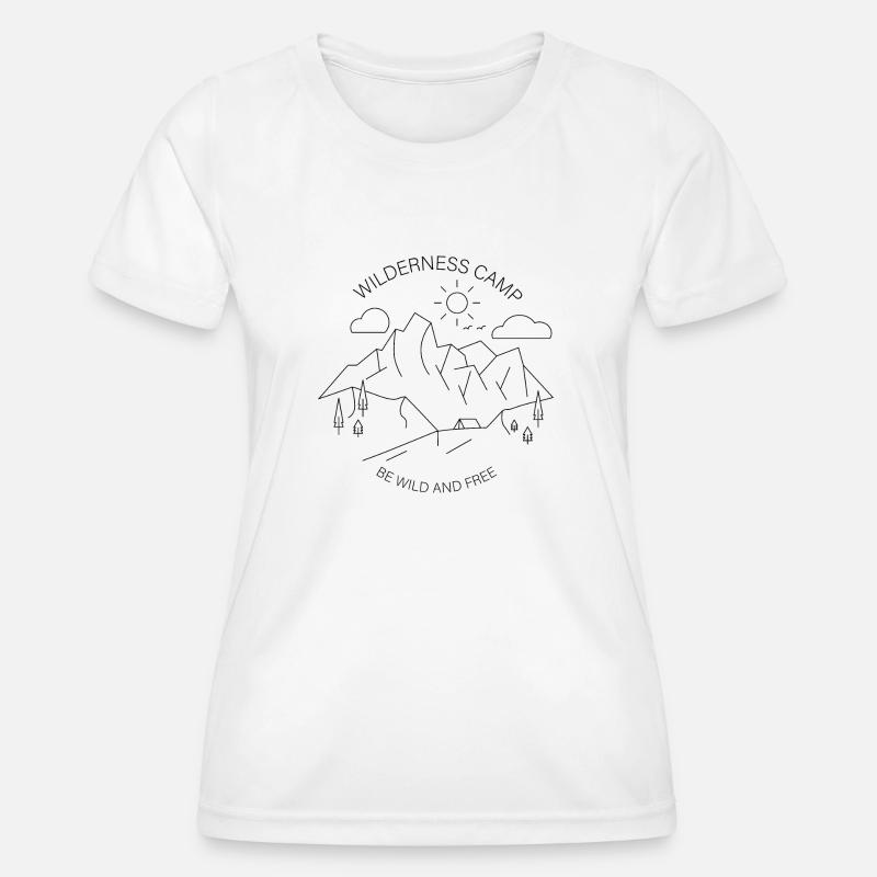 wilderness camp 2 - Women's Functional T-Shirt - white