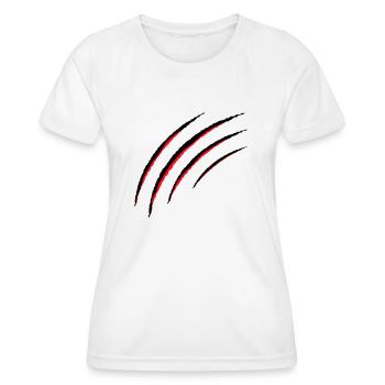 krallen - Frauen Funktions-T-Shirt - Weiß - Vorne - AI Model Female 172 dark (172cm)