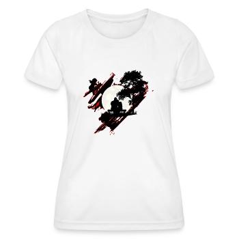 Im Licht des Mondes - Frauen Funktions-T-Shirt - Weiß - Vorne - AI Model Female 172 dark (172cm)