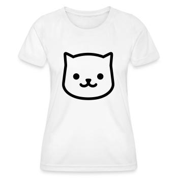 Kitten - Women's Functional T-Shirt - white - Front - AI Model Female 172 dark (172cm)