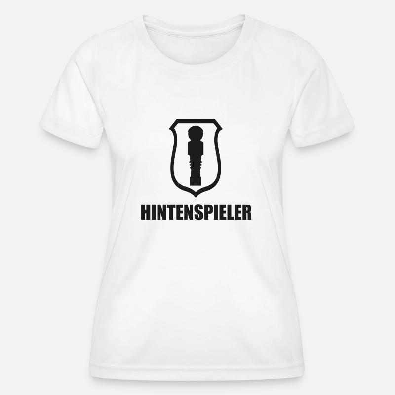 back player - Women's Functional T-Shirt - white
