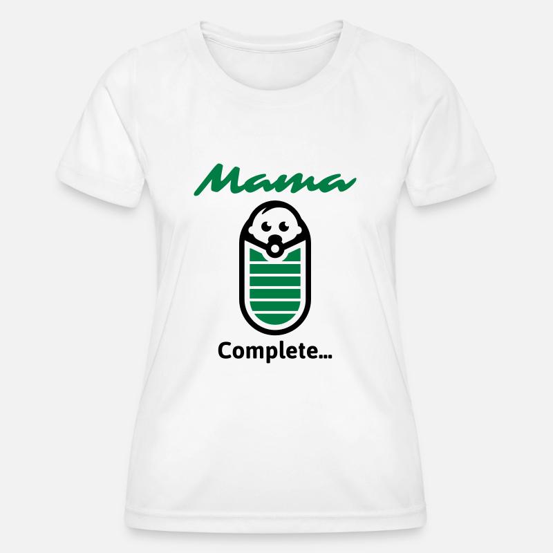 Mama Complete ... - Women's Functional T-Shirt - white