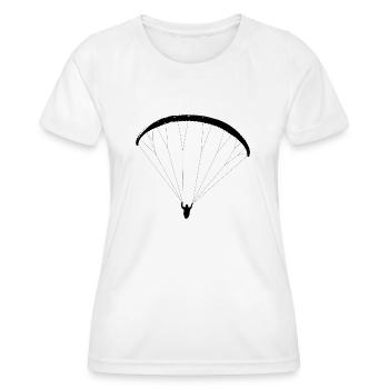Paraglider - Women's Functional T-Shirt - white - Front - AI Model Female 172 dark (172cm)