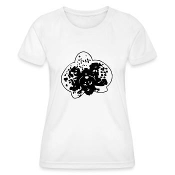 Orchid Blossom - Women's Functional T-Shirt - white - Front - AI Model Female 172 dark (172cm)