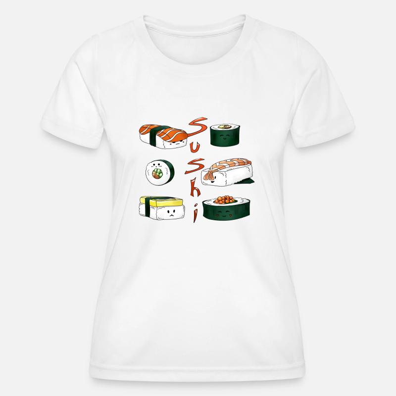 Sushi - Women's Functional T-Shirt - white