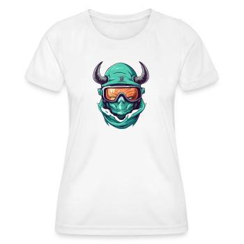 Steinbock Wintersport - Frauen Funktions-T-Shirt - Weiß - Vorne - AI Model Female 172 dark (172cm)