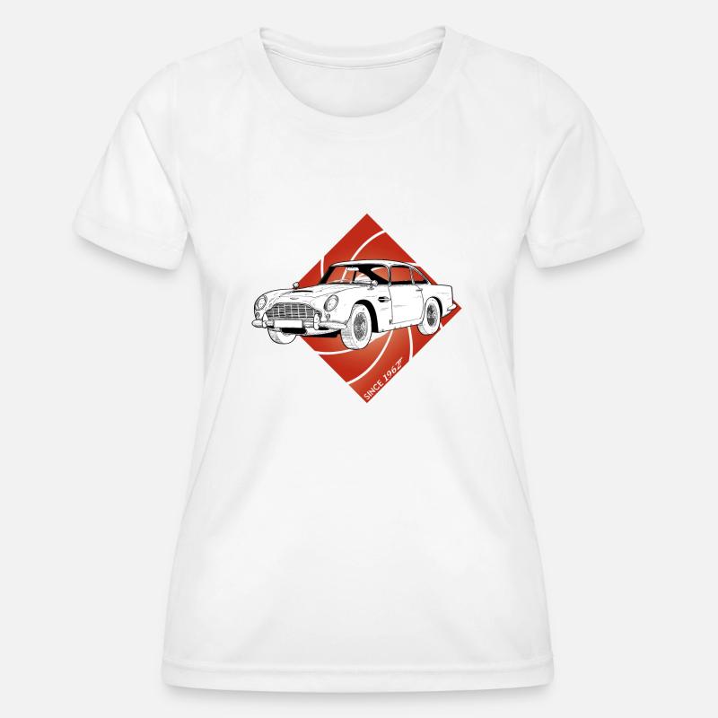 Aston Martin DB5 - Women's Functional T-Shirt - white