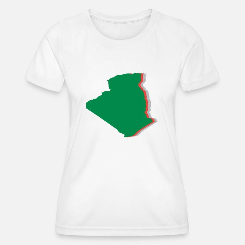 Algeria - Women's Functional T-Shirt - white