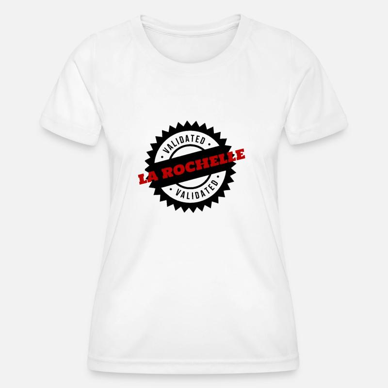 LA ROCHELLE VALIDATES - Women's Functional T-Shirt - white