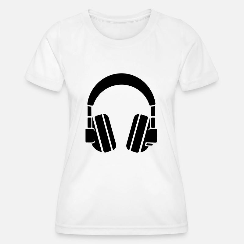 Gaming headset - Women's Functional T-Shirt - white
